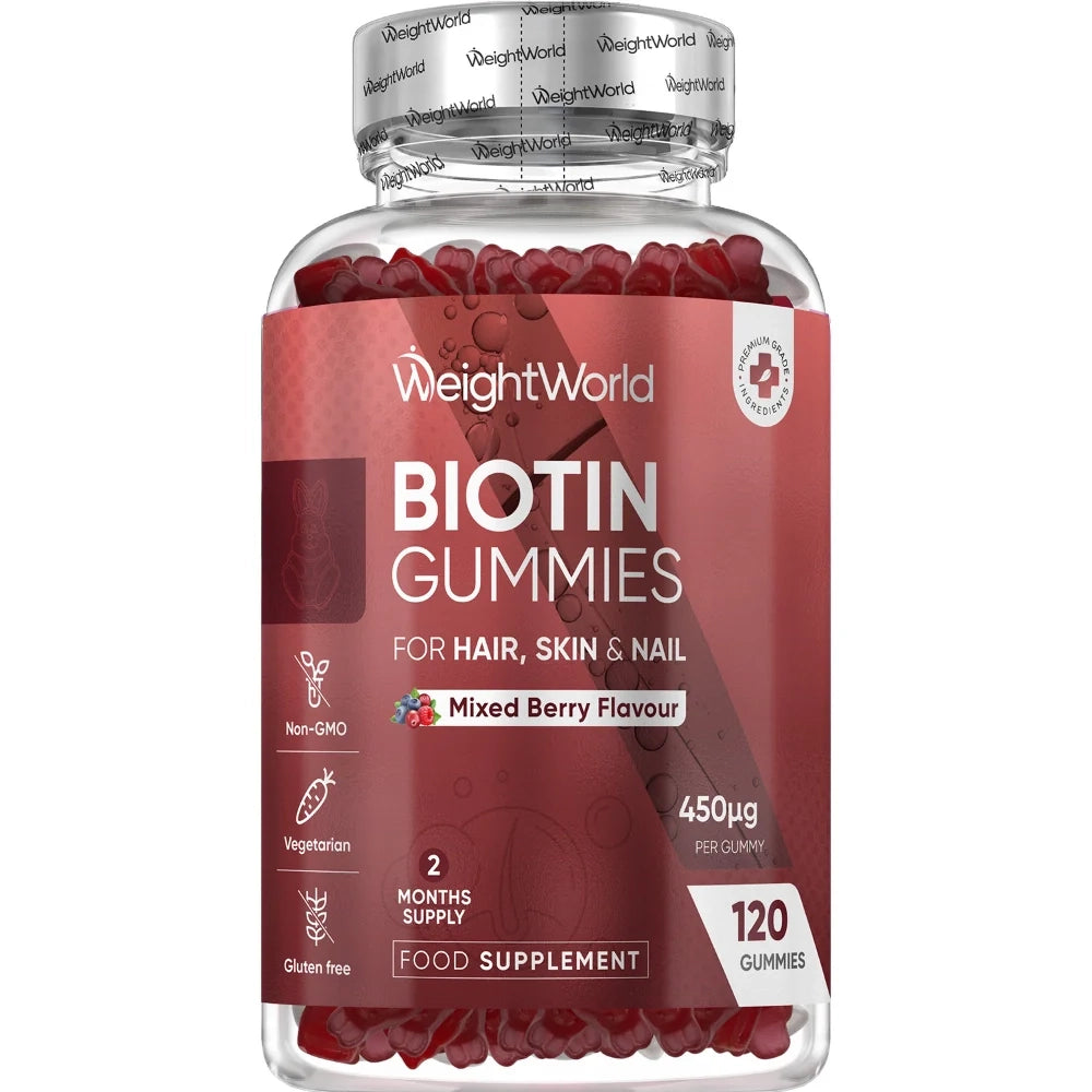 biotin-gummies-for-hair-skin-and-nails-450mcg-fi-front